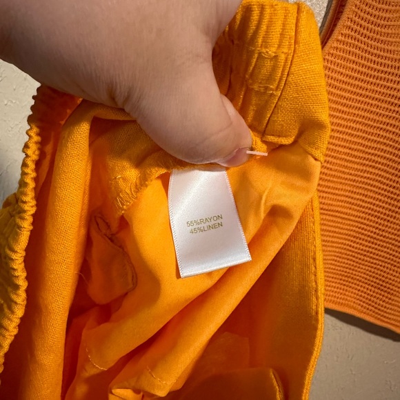 HOUSE OF HARLOW 1960 Crochet Tank Top V-Neck And Shorts Set Size Small - Picture 7 of 9